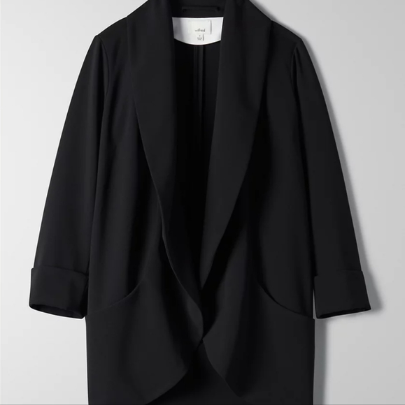 Wilfred | Black Chevalier open jacket / blazer - Picture 4 of 9